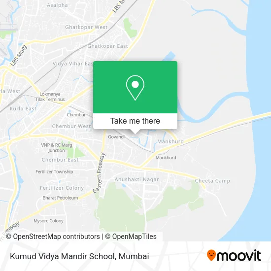 Kumud Vidya Mandir School map