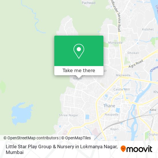 Little Star Play Group & Nursery in Lokmanya Nagar map