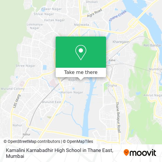 Kamalini Karnabadhir High School in Thane East map
