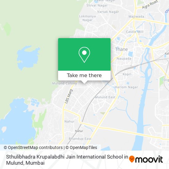 Sthulibhadra Krupalabdhi Jain International School in Mulund map