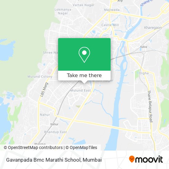 Gavanpada Bmc Marathi School map