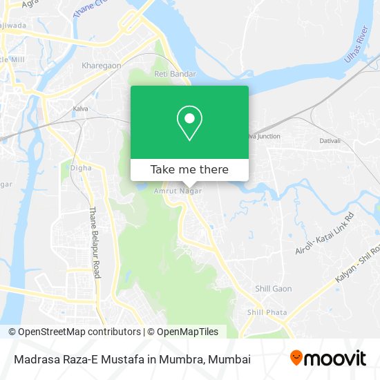 Madrasa Raza-E Mustafa in Mumbra map