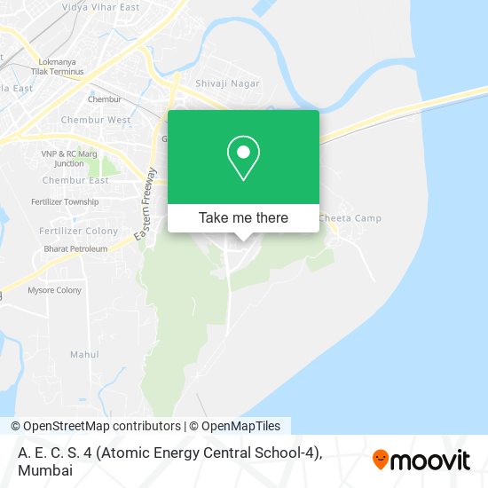 A. E. C. S. 4 (Atomic Energy Central School-4) map