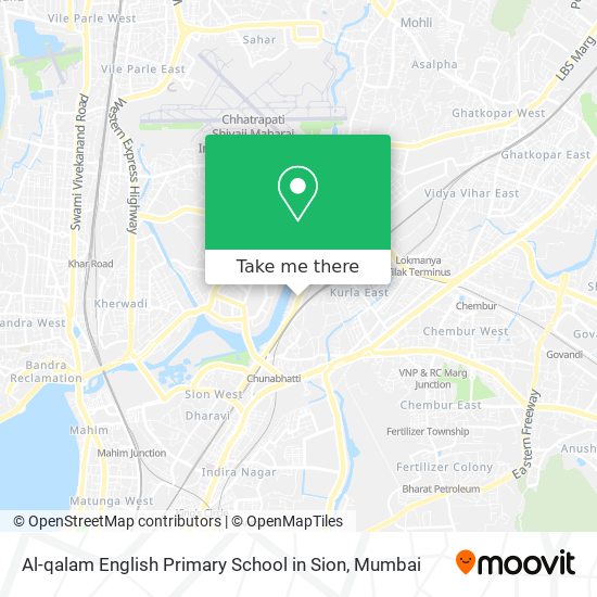 Al-qalam English Primary School in Sion map