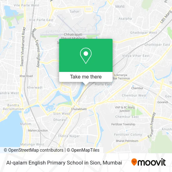 Al-qalam English Primary School in Sion map