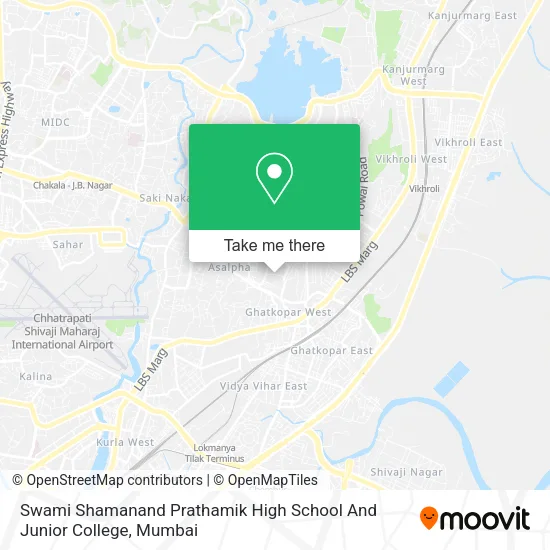 Swami Shamanand Prathamik High School And Junior College map