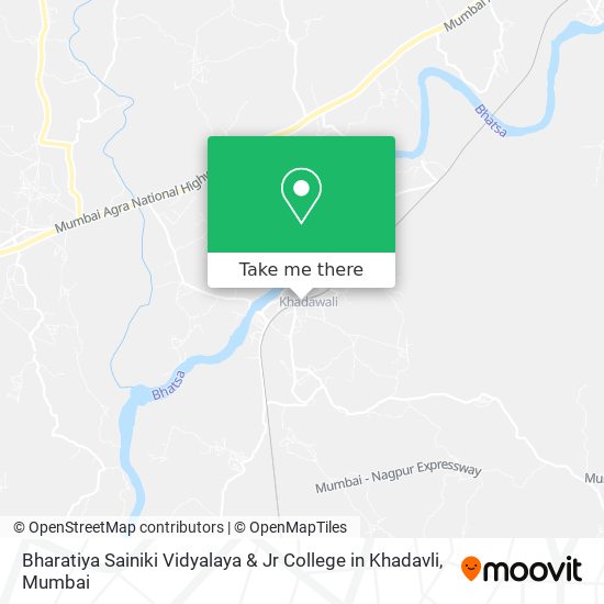 Bharatiya Sainiki Vidyalaya & Jr College in Khadavli map