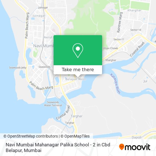 Navi Mumbai Mahanagar Palika School - 2 in Cbd Belapur map