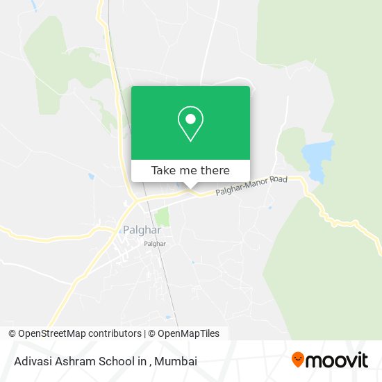 Adivasi Ashram School in map