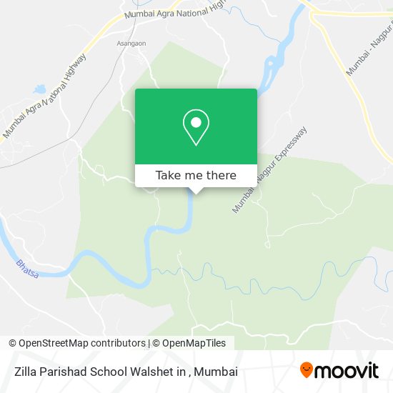 Zilla Parishad School Walshet in map
