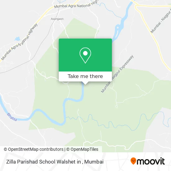 Zilla Parishad School Walshet in map