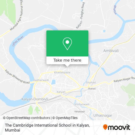 The Cambridge International School in Kalyan map