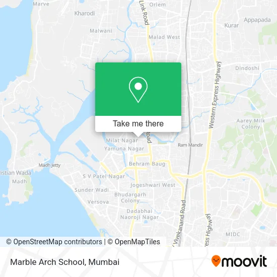 Marble Arch School map