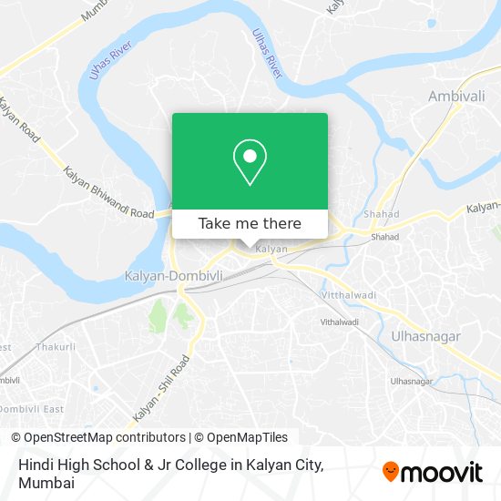 Hindi High School & Jr College in Kalyan City map
