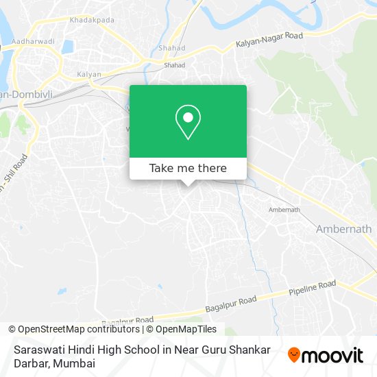 Saraswati Hindi High School in Near Guru Shankar Darbar map