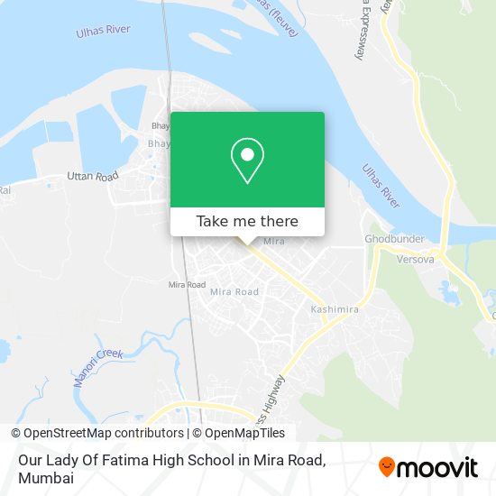 Our Lady Of Fatima High School in Mira Road map
