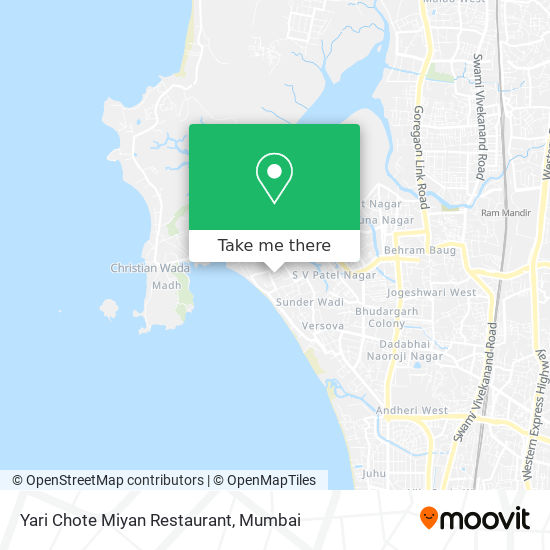 Yari Chote Miyan Restaurant map