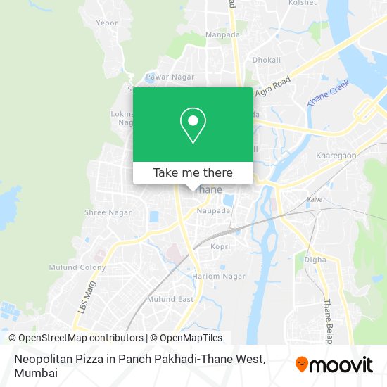 Neopolitan Pizza in Panch Pakhadi-Thane West map