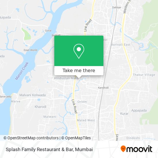 Splash Family Restaurant & Bar map