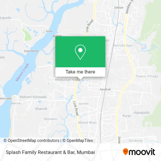 Splash Family Restaurant & Bar map