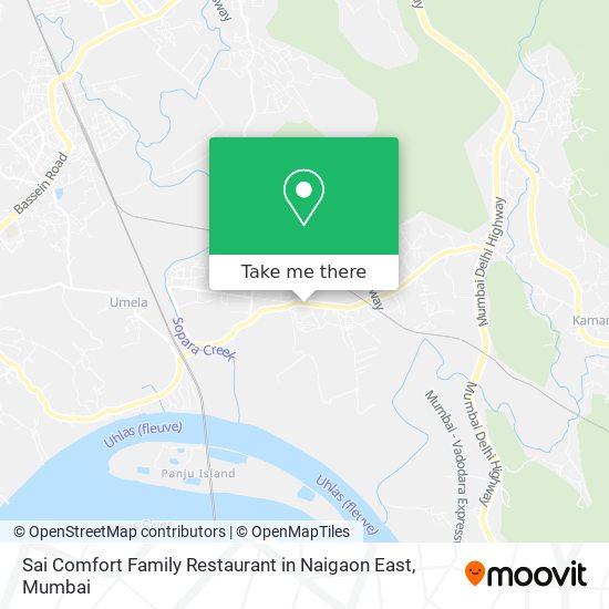 Sai Comfort Family Restaurant in Naigaon East map