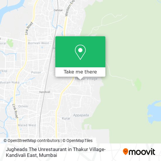 Jugheads The Unrestaurant in Thakur Village-Kandivali East map