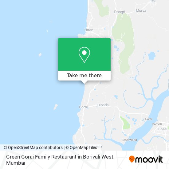 Green Gorai Family Restaurant in Borivali West map