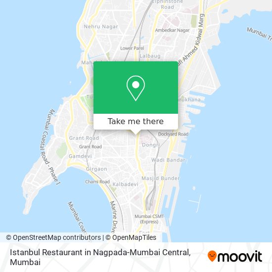 Istanbul Restaurant in Nagpada-Mumbai Central map