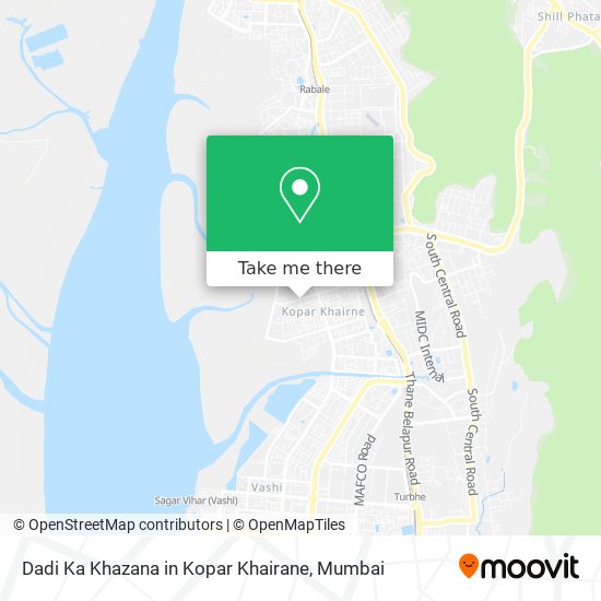 Dadi Ka Khazana in Kopar Khairane map