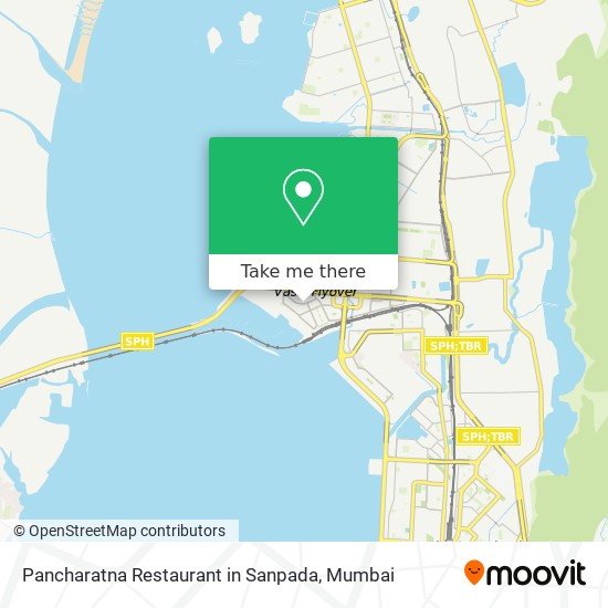 Pancharatna Restaurant in Sanpada map