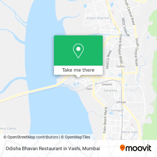 Odisha Bhavan Restaurant in Vashi map