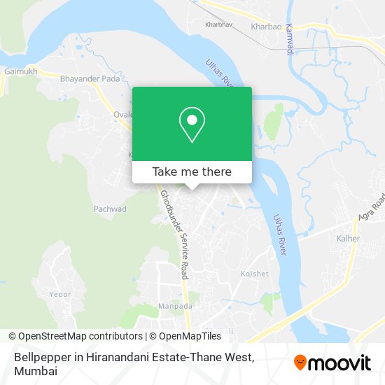 Bellpepper in Hiranandani Estate-Thane West map