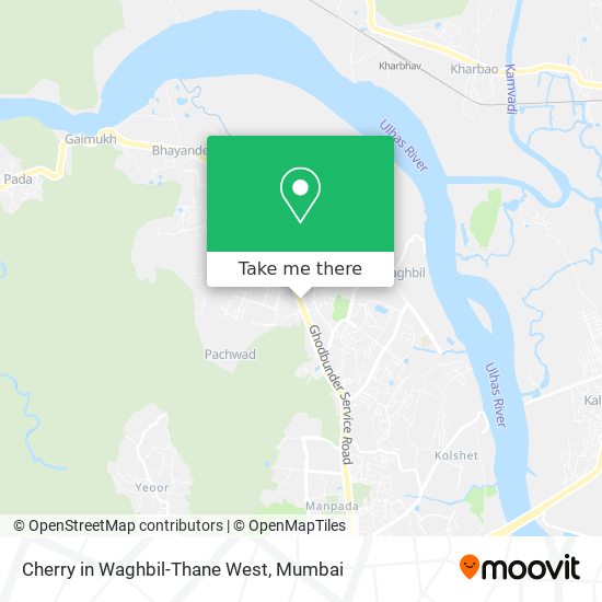 Cherry in Waghbil-Thane West map