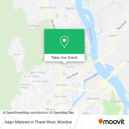 Aagri Mejwani in Thane West map