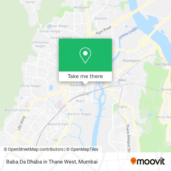 Baba Da Dhaba in Thane West map