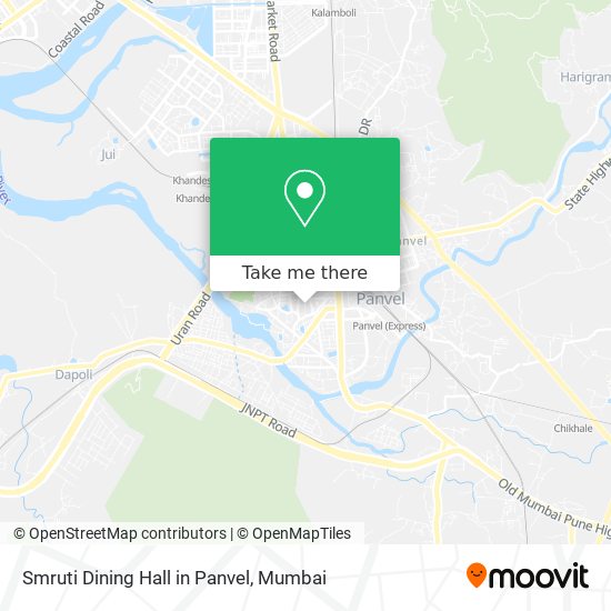 Smruti Dining Hall in Panvel map