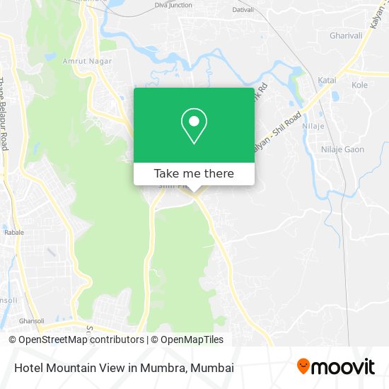 Hotel Mountain View in Mumbra map