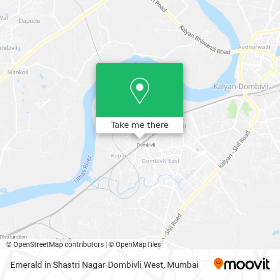 Emerald in Shastri Nagar-Dombivli West map
