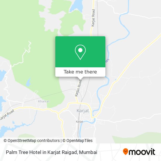 Palm Tree Hotel in Karjat Raigad map