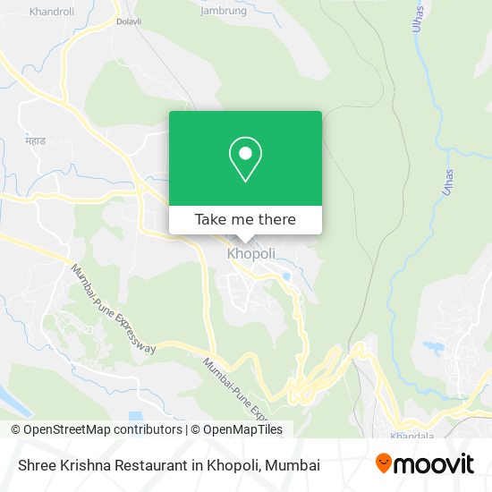 Shree Krishna Restaurant in Khopoli map