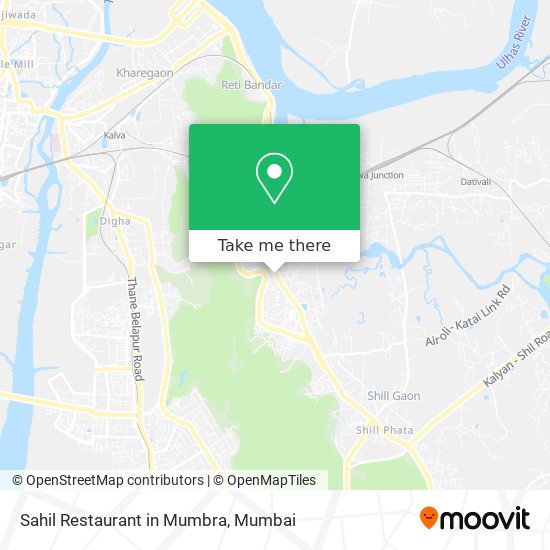 Sahil Restaurant in Mumbra map
