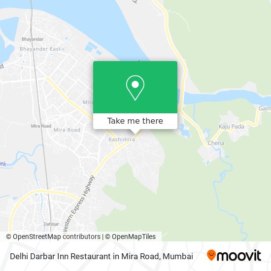 Delhi Darbar Inn Restaurant in Mira Road map