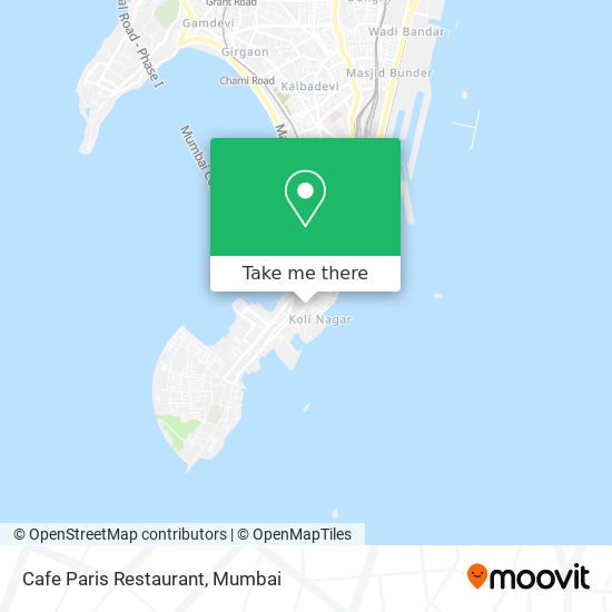 Cafe Paris Restaurant map