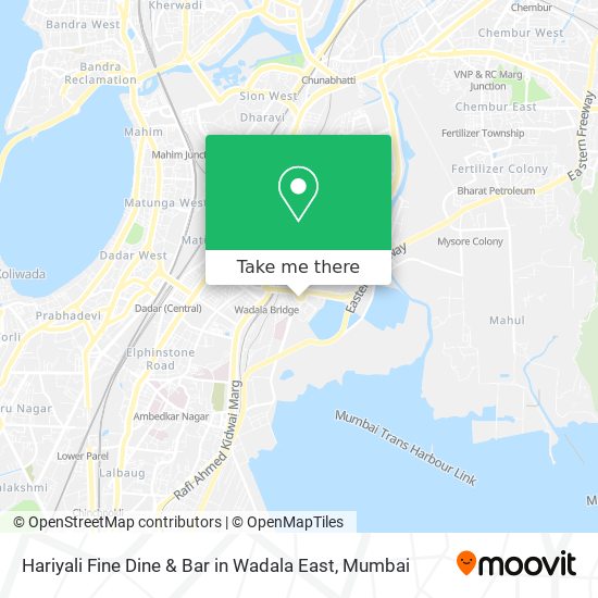 Hariyali Fine Dine & Bar in Wadala East map