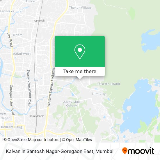 Kalvan in Santosh Nagar-Goregaon East map