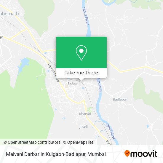 Malvani Darbar in Kulgaon-Badlapur map
