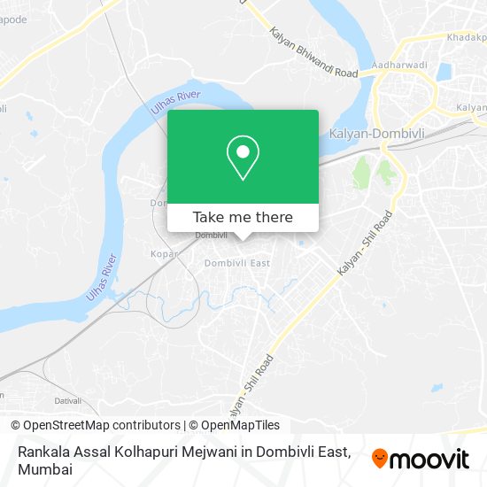 Rankala Assal Kolhapuri Mejwani in Dombivli East map