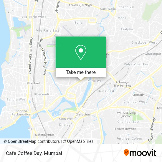Cafe Coffee Day map