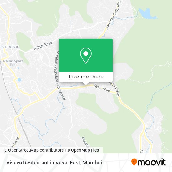 Visava Restaurant in Vasai East map