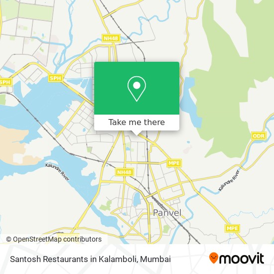 Santosh Restaurants in Kalamboli map